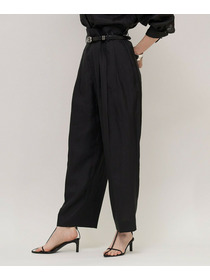 【unbilanc】ラミール3タックトラウザー 詳細画像 ブラック 8