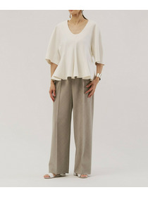 【unbilanc】OPAROパンツ 詳細画像 ライトベージュ 3