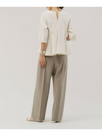 【unbilanc】OPAROパンツ 詳細画像 ライトベージュ 5