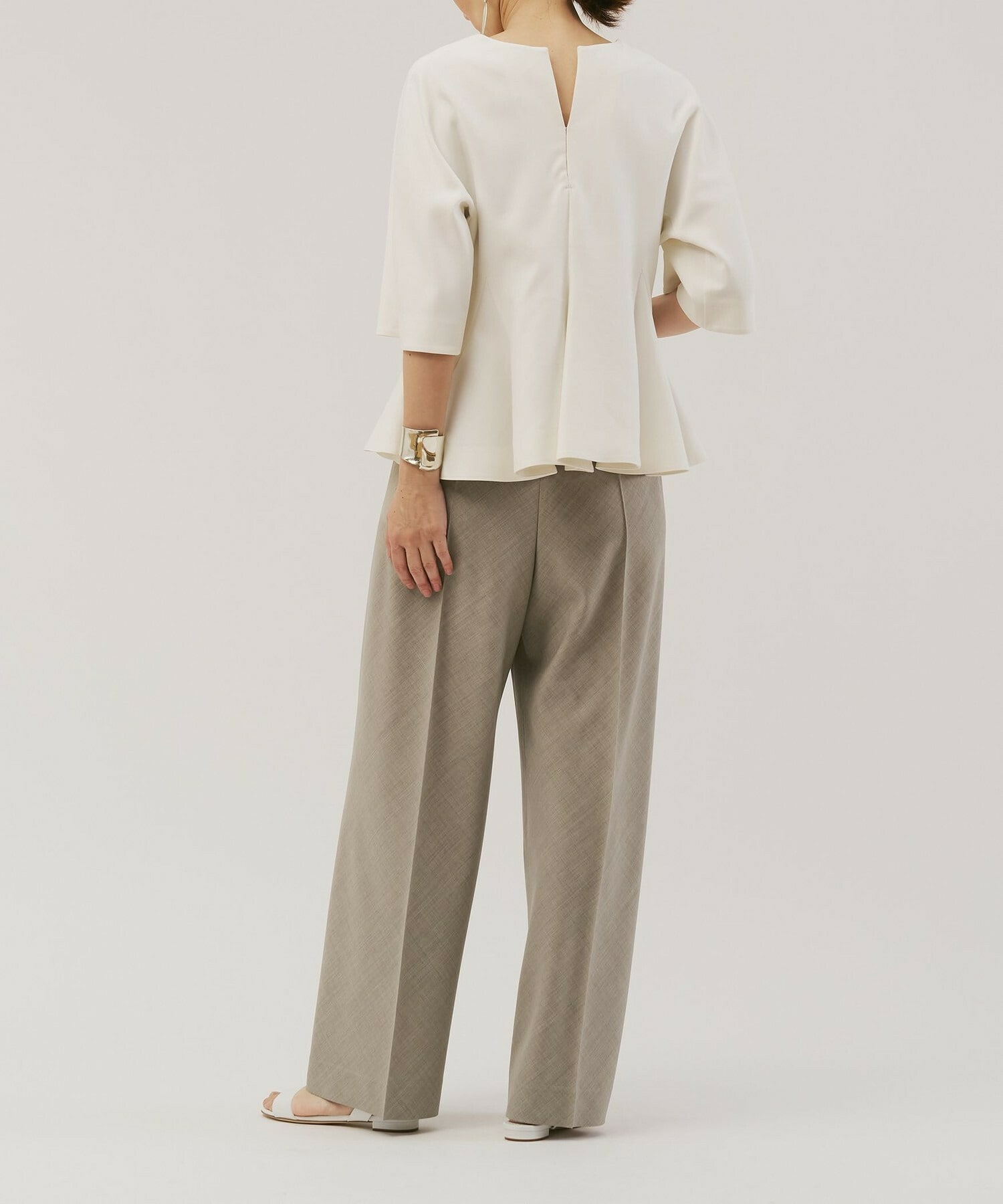 【unbilanc】OPAROパンツ 詳細画像 ライトベージュ 5