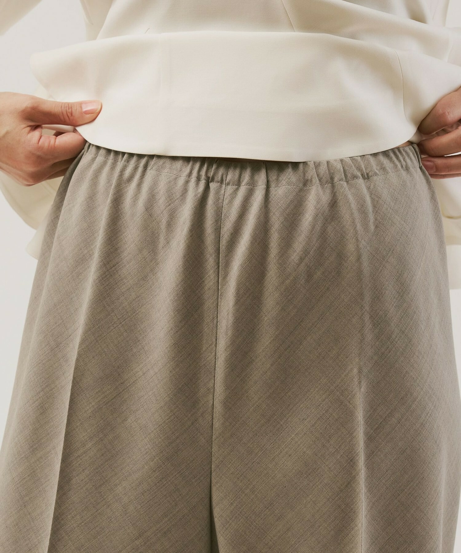 【unbilanc】OPAROパンツ 詳細画像 ライトベージュ 7