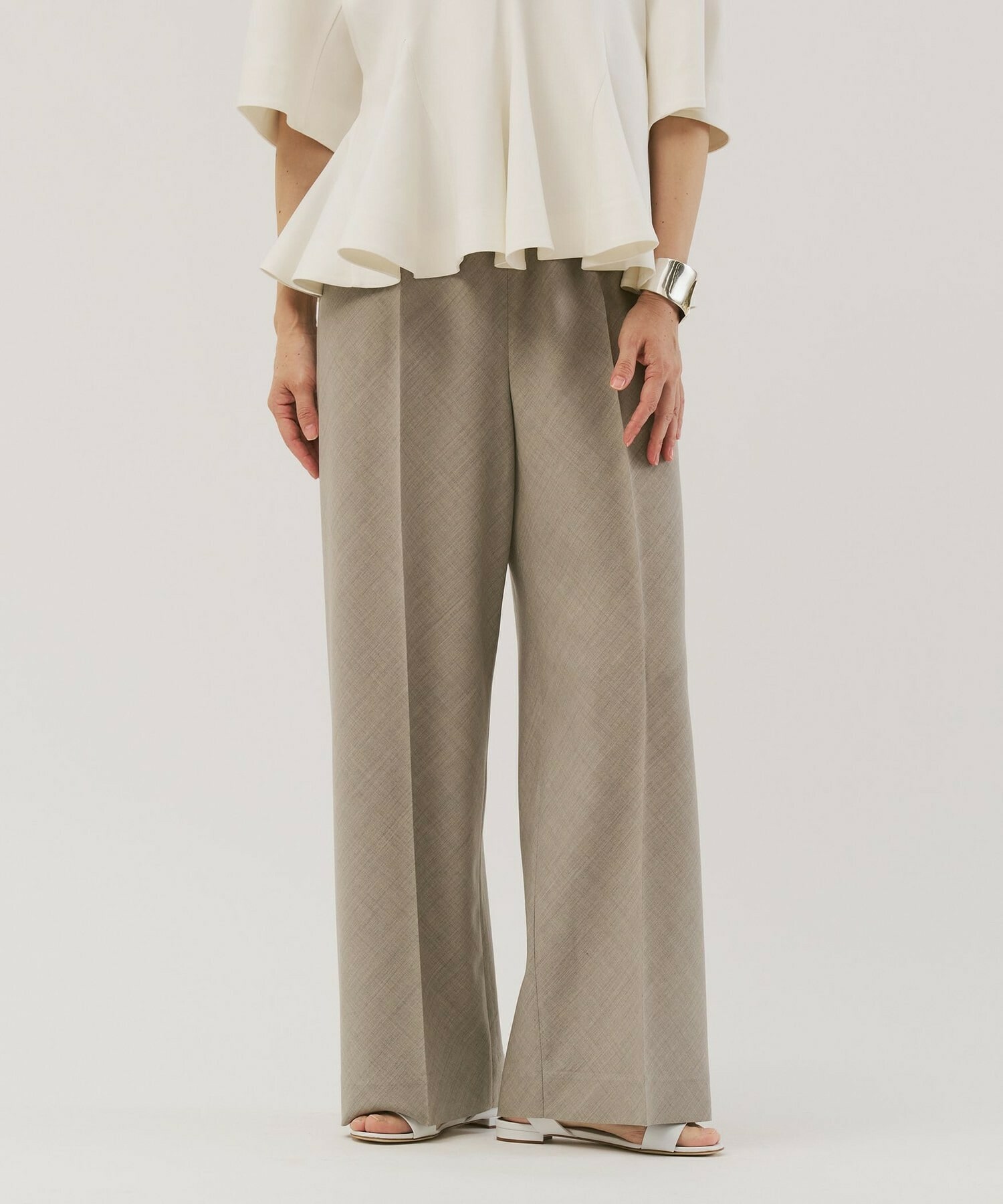 【unbilanc】OPAROパンツ 詳細画像 ライトベージュ 1