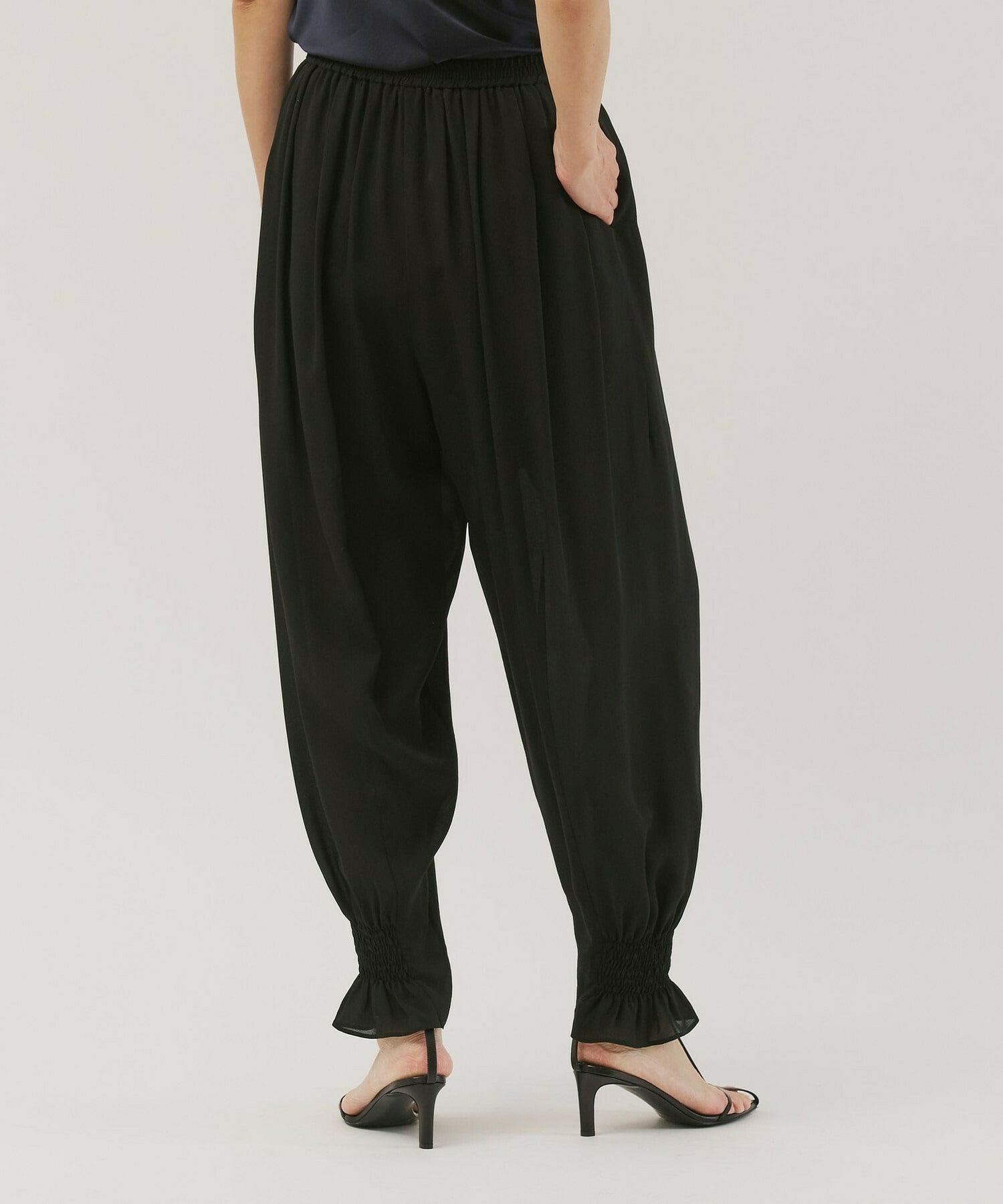 【unbilanc】マハラジャトラウザー 詳細画像 ブラック 2