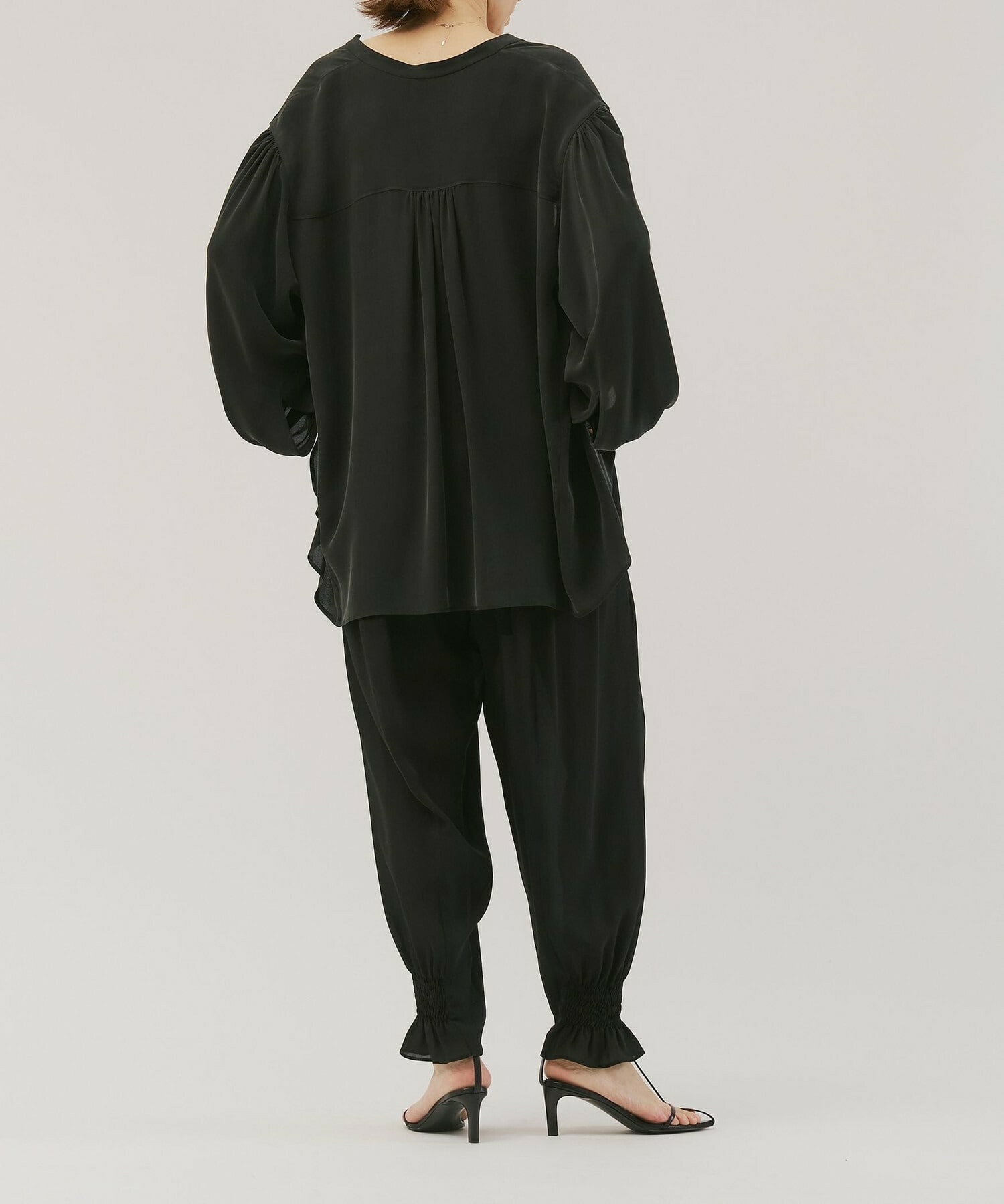 【unbilanc】マハラジャトラウザー 詳細画像 ブラック 5