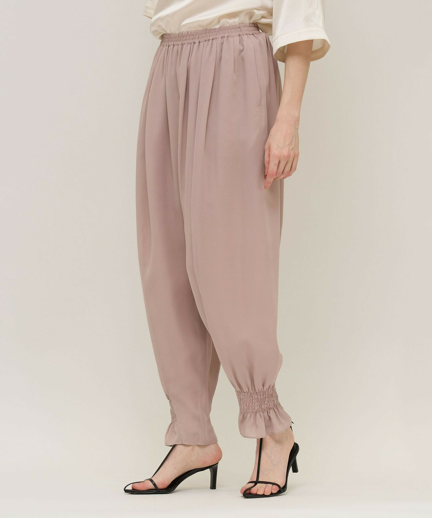 【unbilanc】マハラジャトラウザー 詳細画像 ピンクベージュ 1