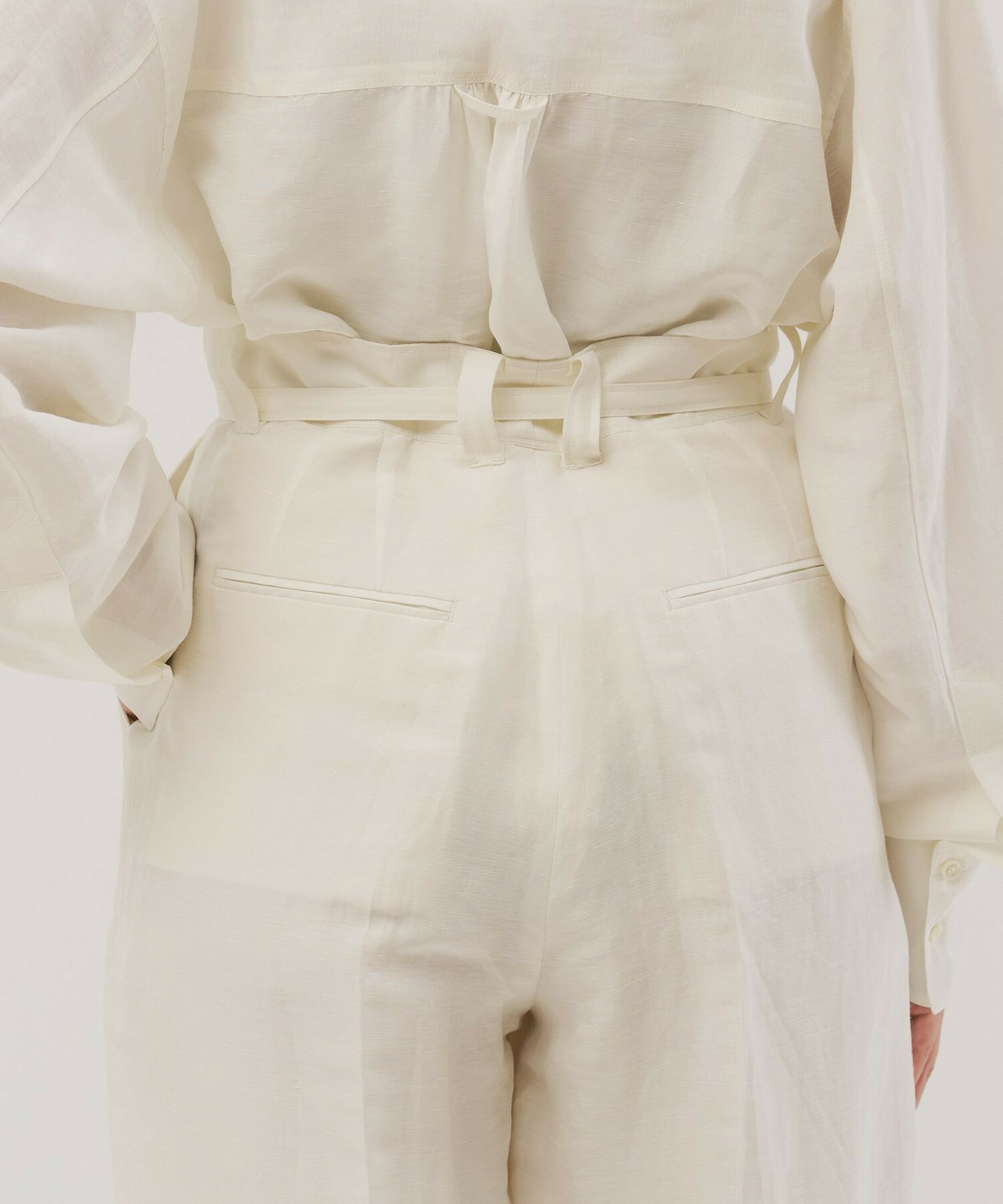 【unbilanc】フォードワイドパンツ 詳細画像 オフホワイト 8