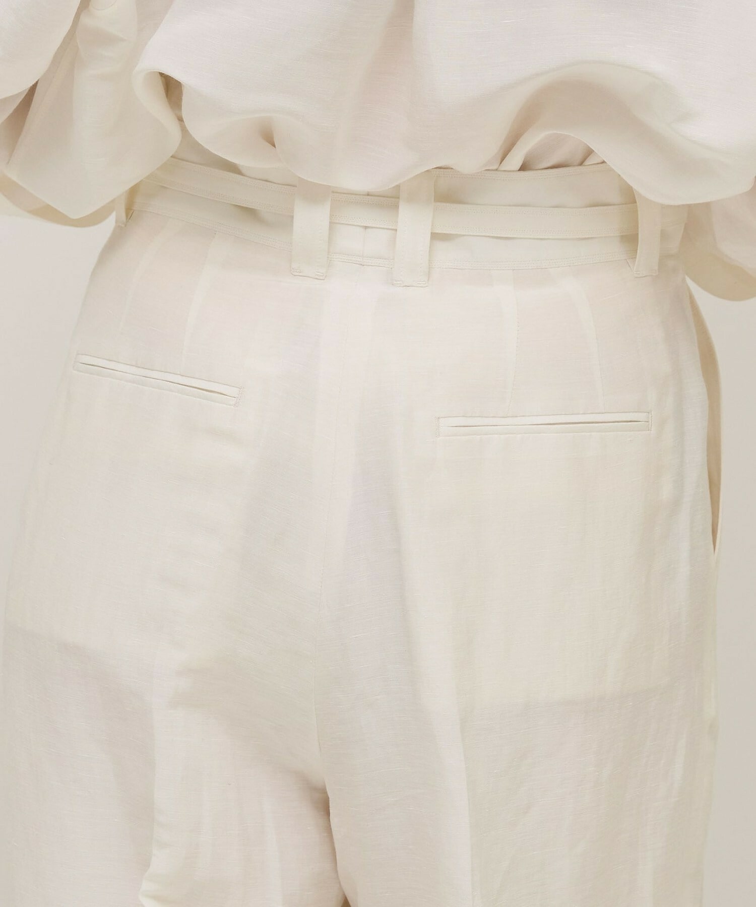 【unbilanc】フォードワイドパンツ 詳細画像 オフホワイト 9