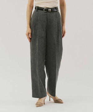 【unbilanc】ジョージーストークパンツ 詳細画像 チャコールグレー 1