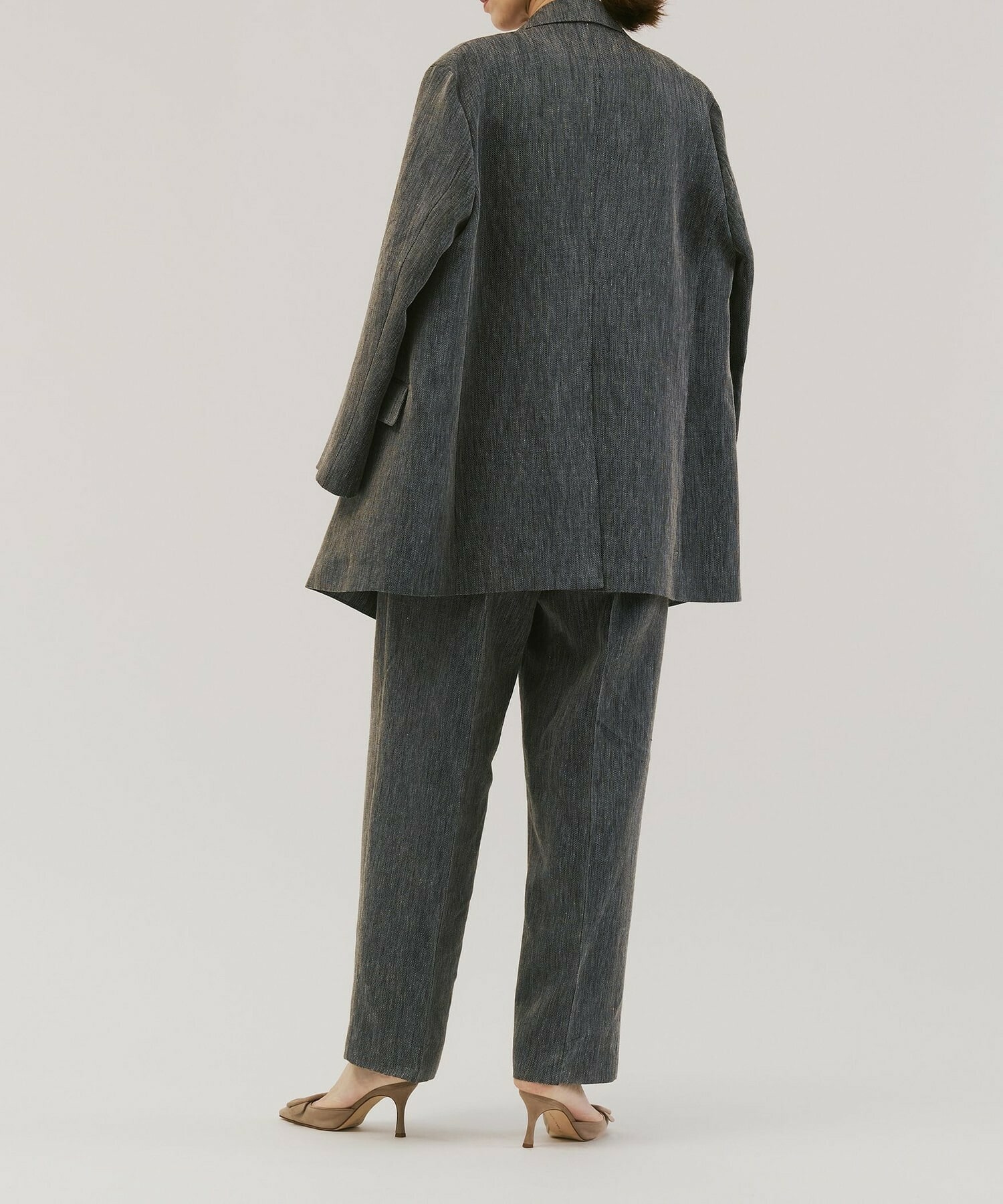 【unbilanc】ジョージーストークパンツ 詳細画像 チャコールグレー 5