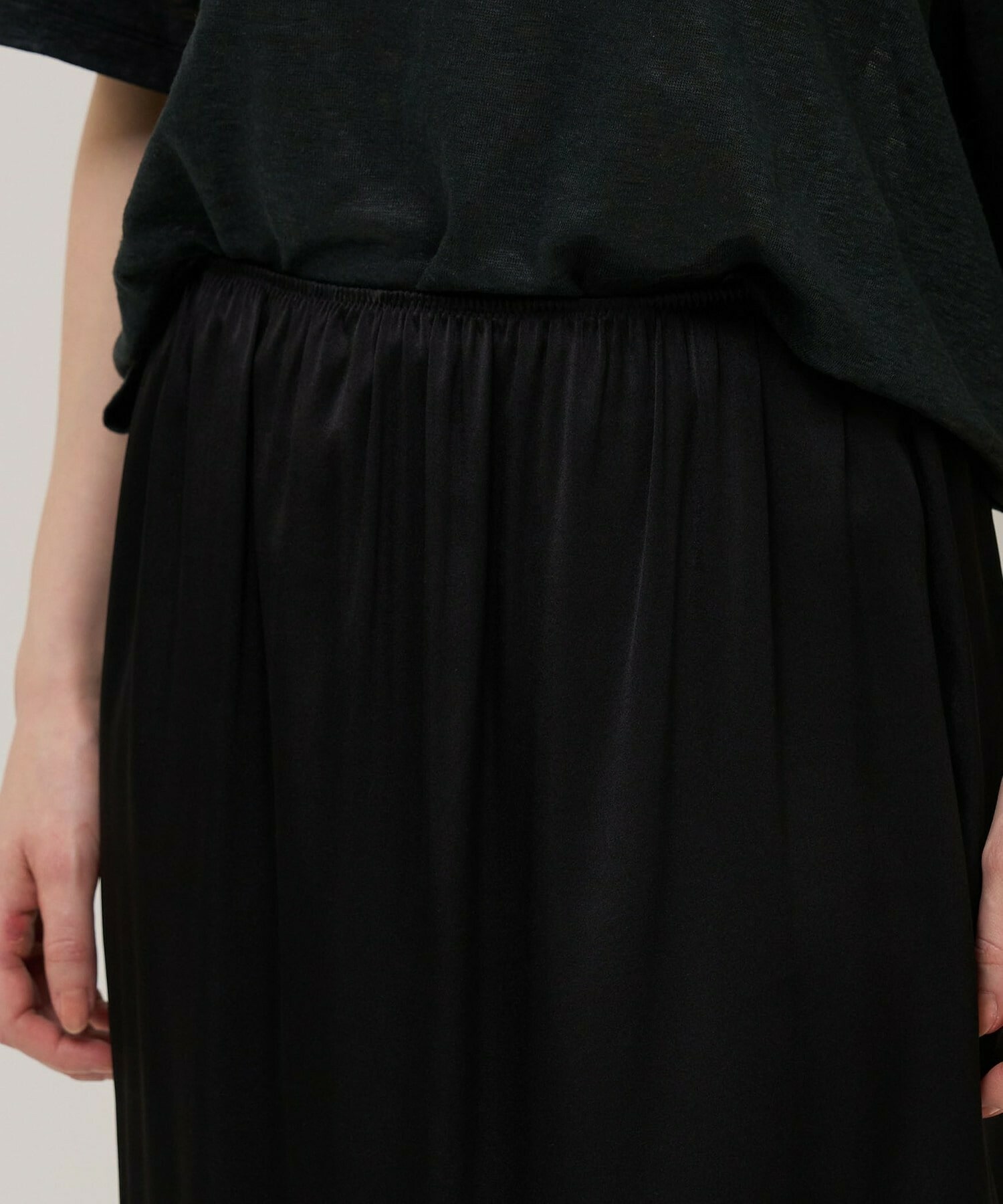 【unbilanc】ストークランジェリースカート 詳細画像 ブラック&times;ホワイト 8