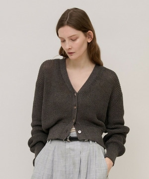 【unbilanc】ラミール カーディガン 詳細画像 ブロンズ 1