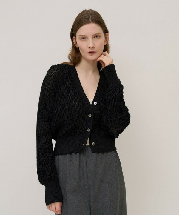 ラミール カーディガン 詳細画像 ブラック 1