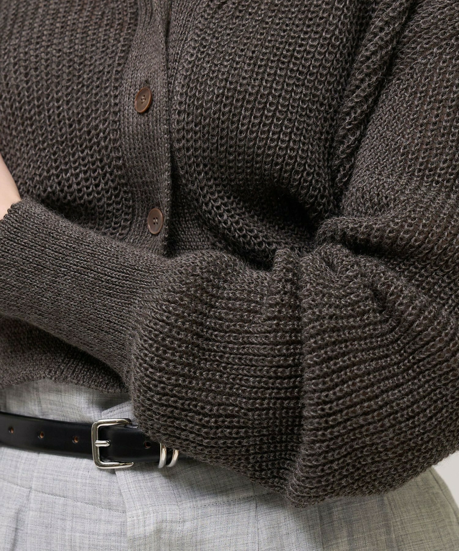 【unbilanc】ラミール カーディガン 詳細画像 ブラック 7