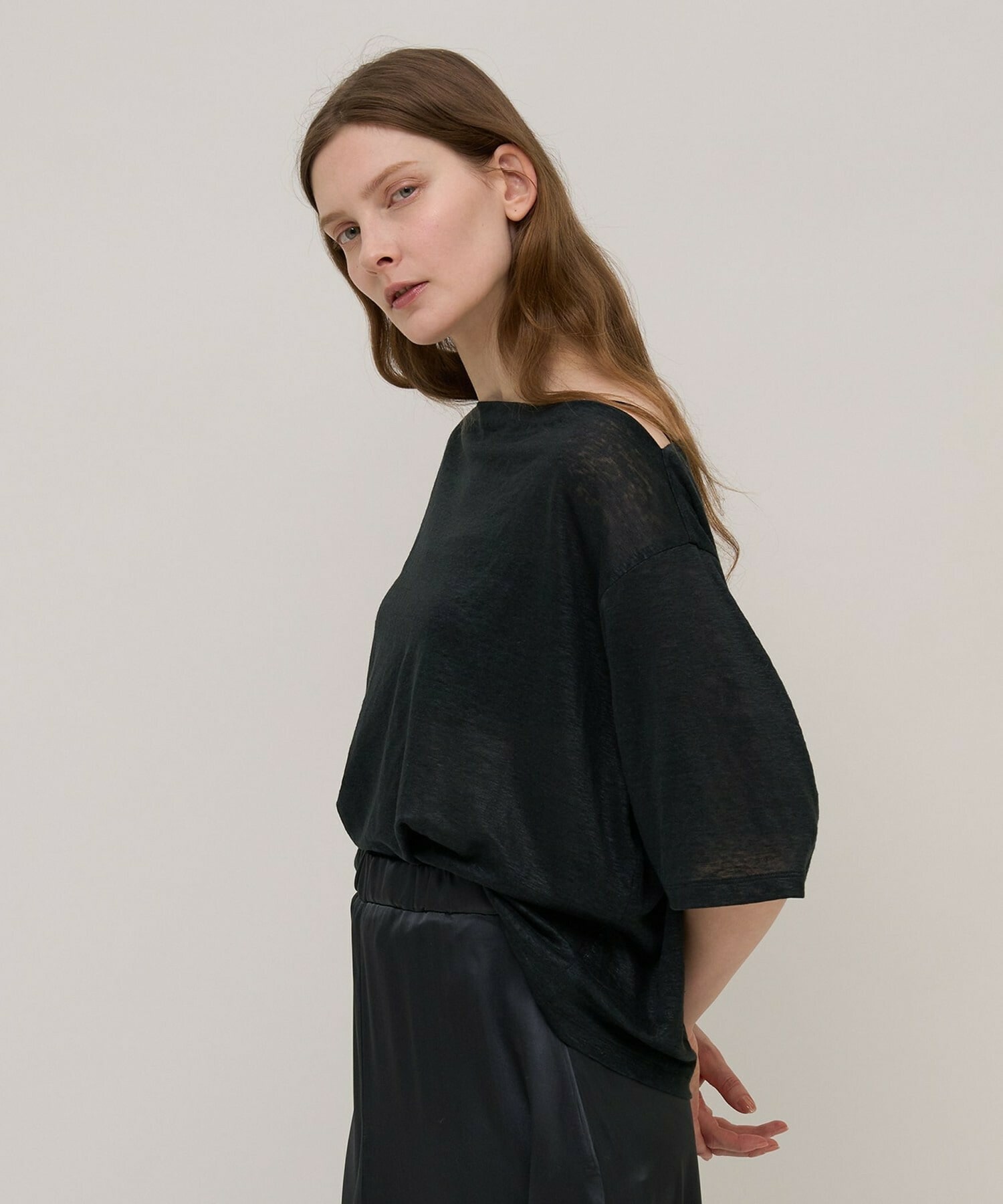 【unbilanc】リヌムトップス 詳細画像 ブラック 11