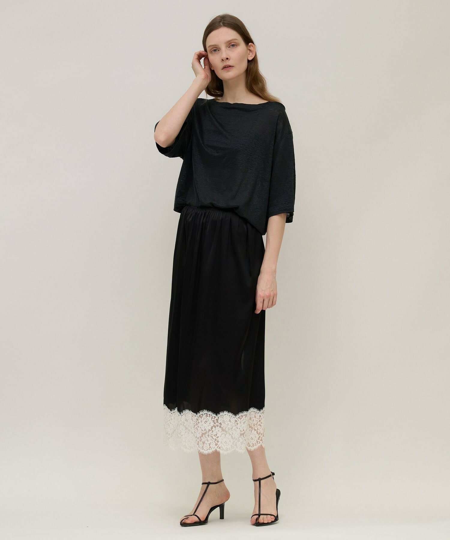 【unbilanc】リヌムトップス 詳細画像 ブラック 13