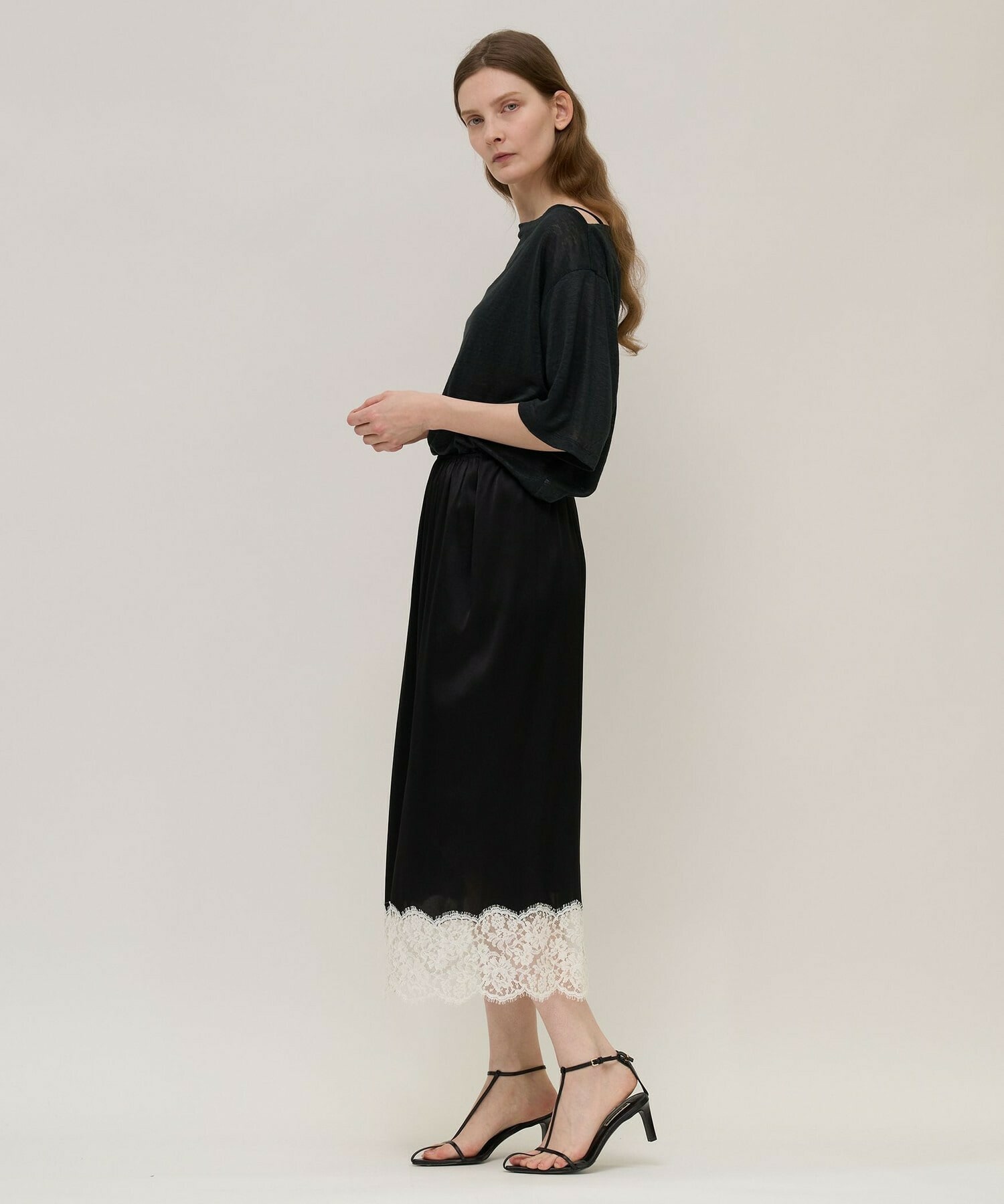 【unbilanc】リヌムトップス 詳細画像 ブラック 14