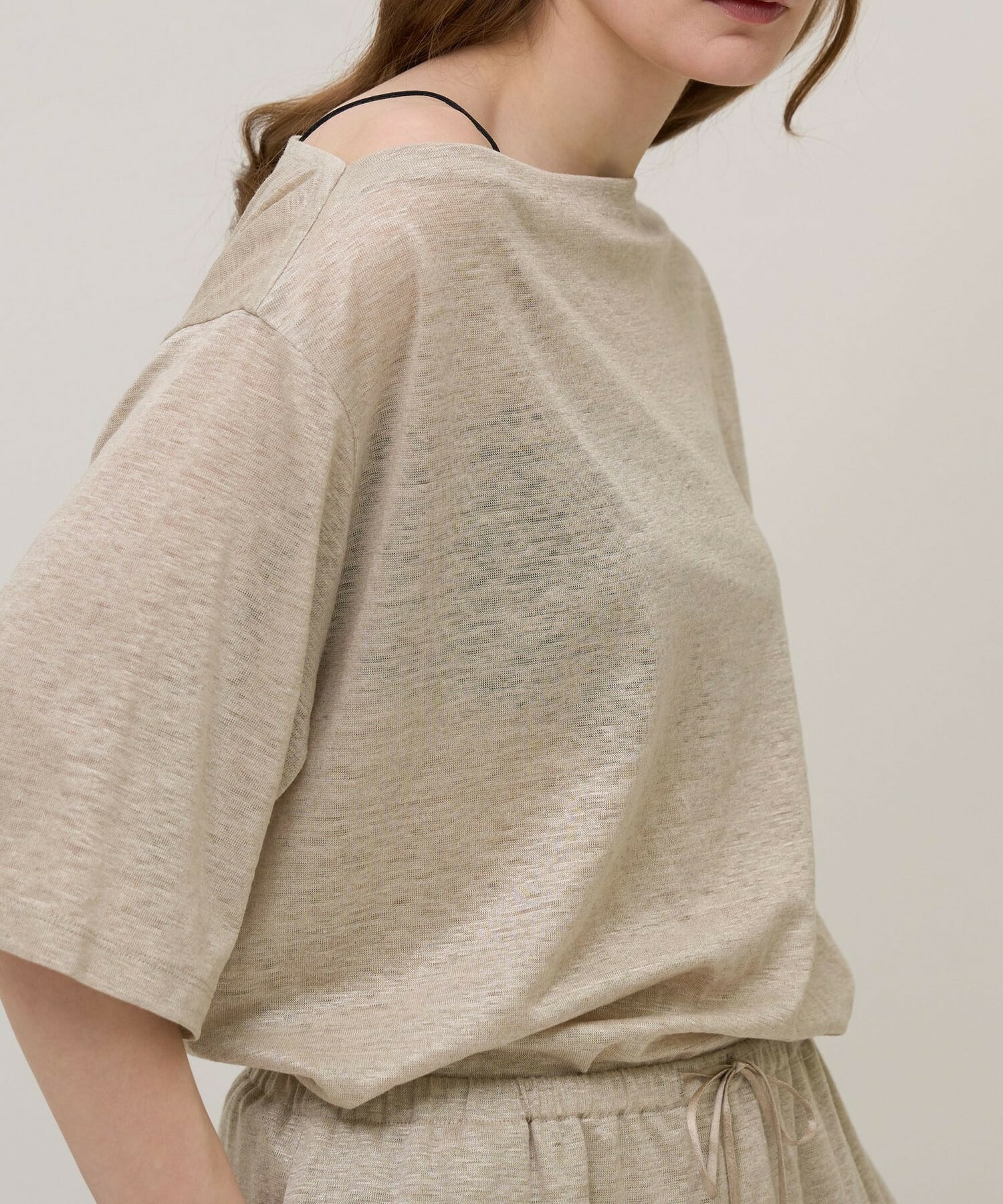 【unbilanc】リヌムトップス 詳細画像 ブラック 8