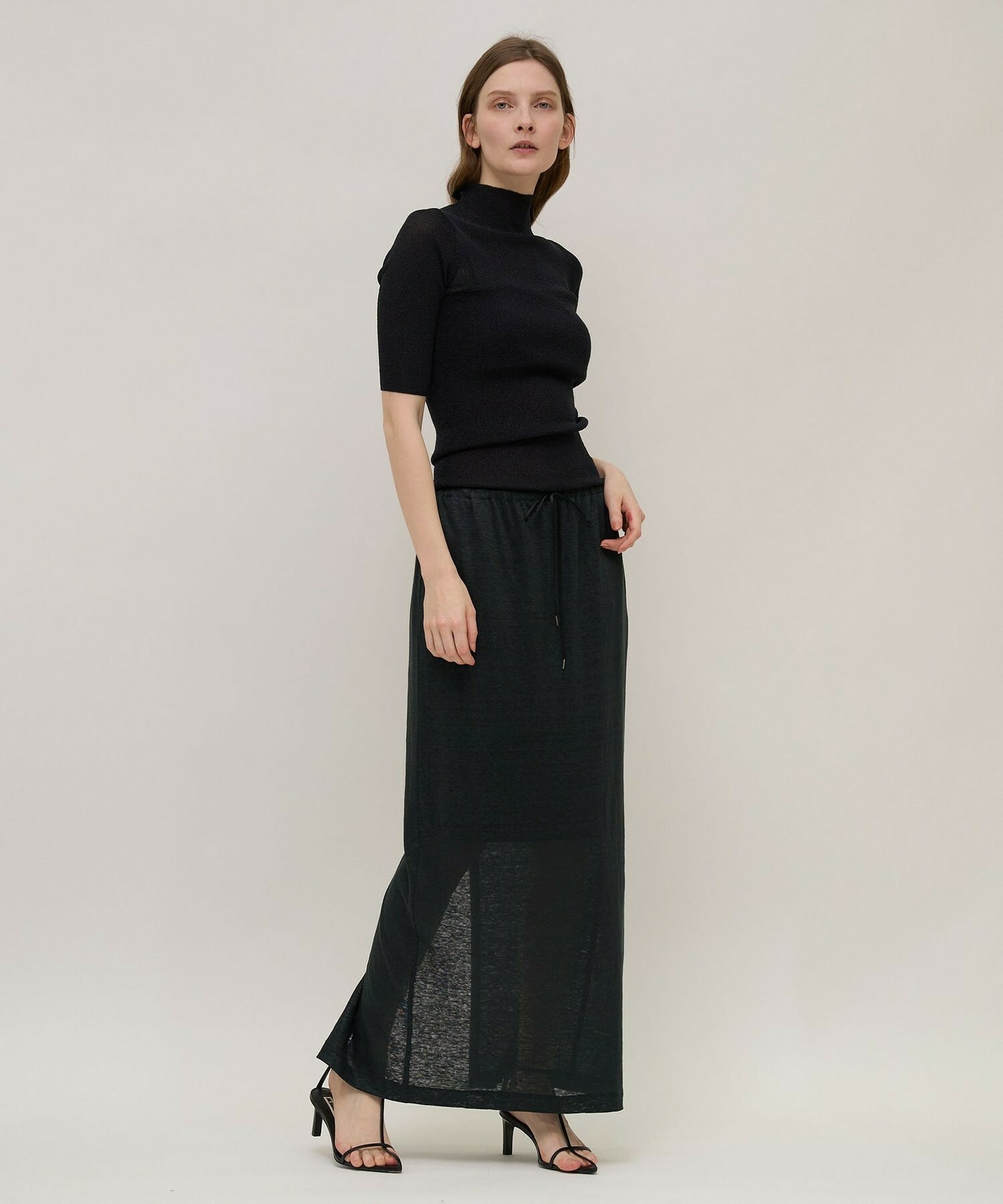 【unbilanc】リヌムスカート 詳細画像 ブラック 12