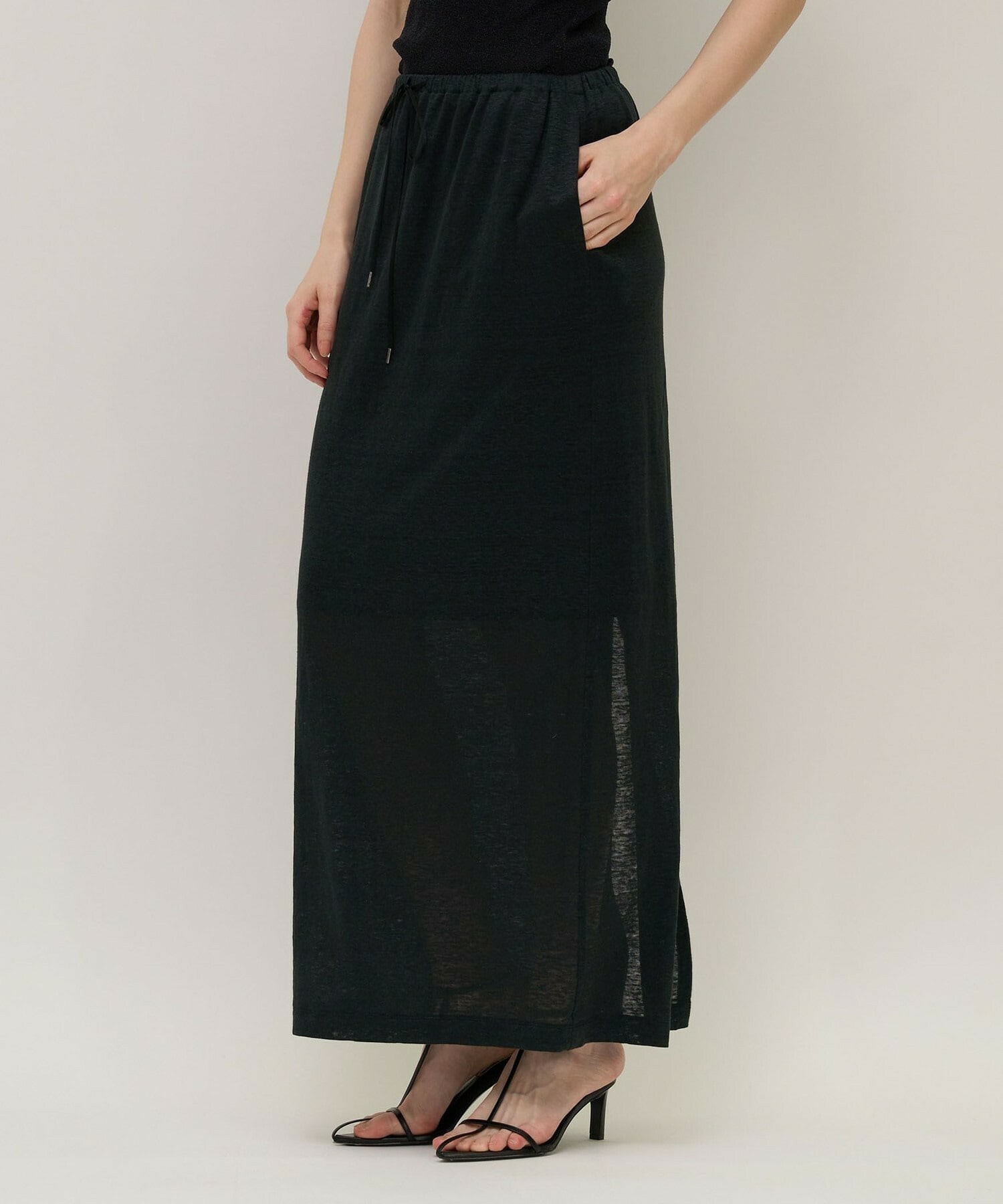 【unbilanc】リヌムスカート 詳細画像 ブラック 9