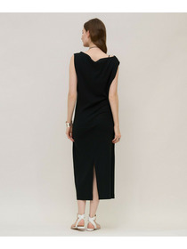 【unbilanc】タレルワンピース 詳細画像 ブラック 2