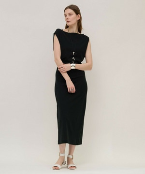 【unbilanc】タレルワンピース 詳細画像 ブラック 1