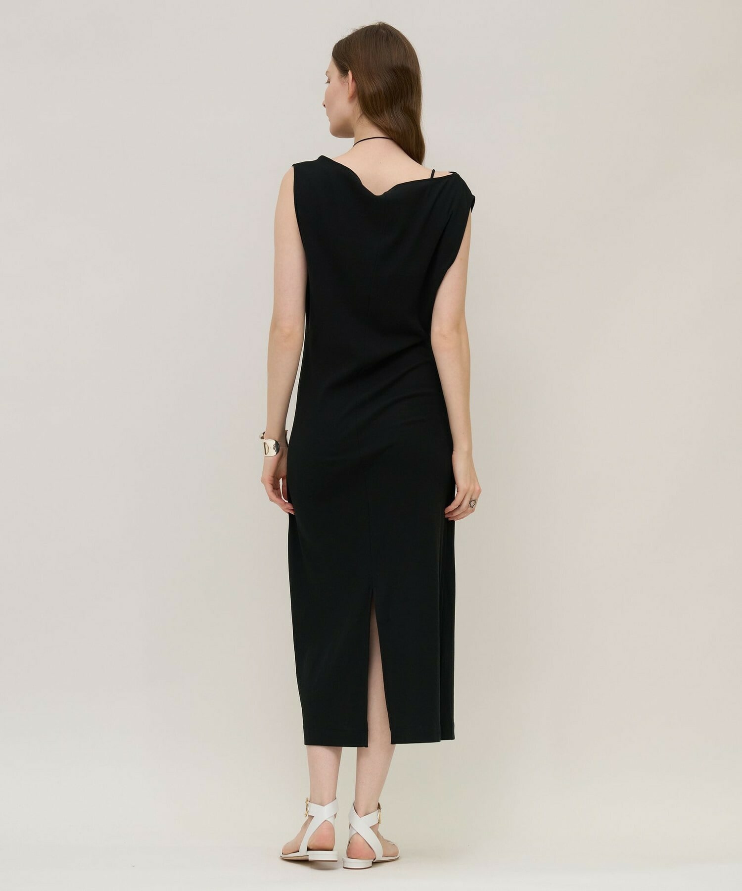 【unbilanc】タレルワンピース 詳細画像 ブラック 2