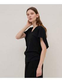 【unbilanc】タレルトップス 詳細画像 ブラック 1