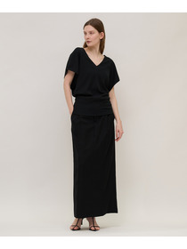 【unbilanc】タレルトップス 詳細画像 ブラック 3