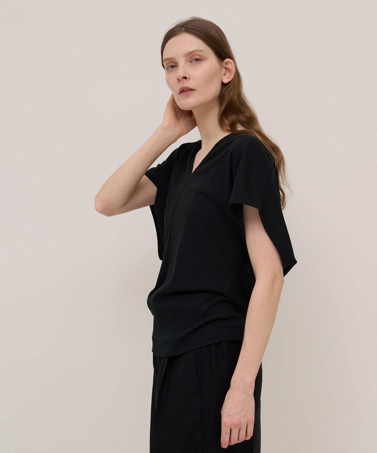 【unbilanc】タレルトップス 詳細画像 ブラック 1