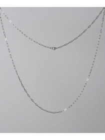 【unbilanc】＜GiU＞FINE CHAIN 詳細画像 シルバー 1