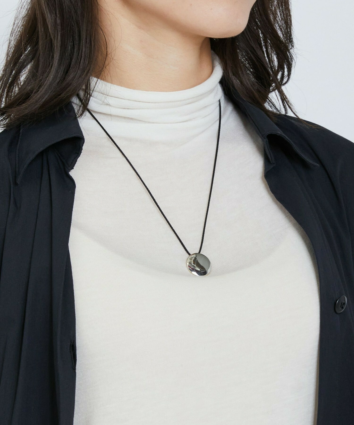 【L'EQUIPE】リバーシブルメタルペンダント 詳細画像 シルバー&times;ゴールド 3