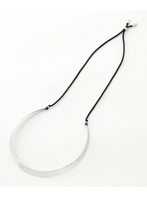 【L'EQUIPE】プレートラインネックレス 詳細画像 シルバー 5