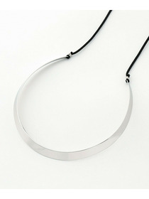 【L'EQUIPE】プレートラインネックレス 詳細画像 シルバー 6