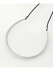 【L'EQUIPE】プレートラインネックレス 詳細画像 シルバー 7