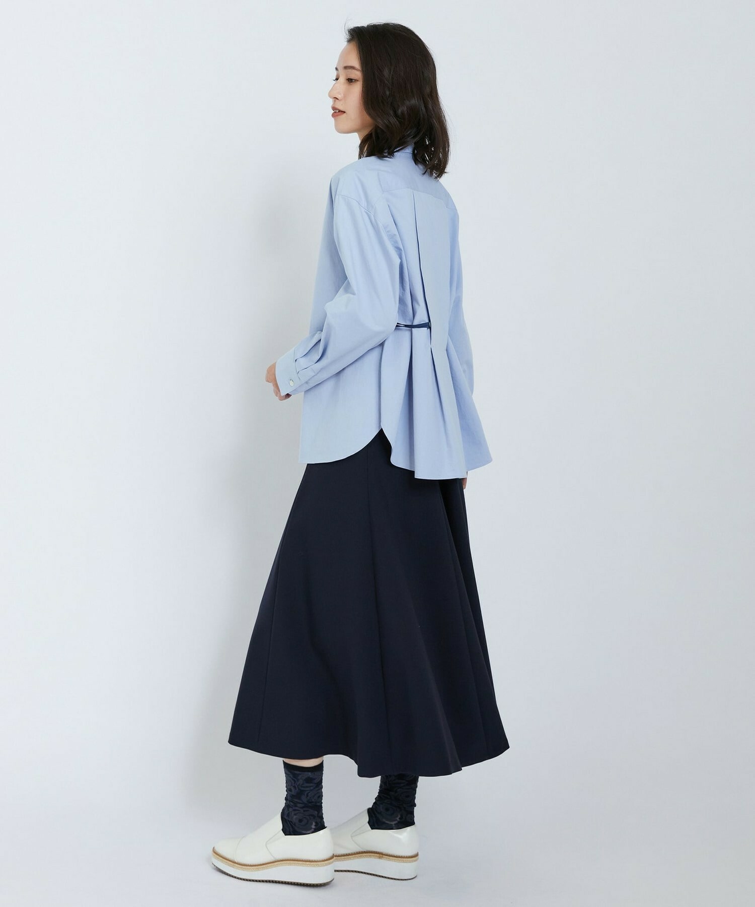 【L'EQUIPE】フラワーモチーフソックス 詳細画像 ブラック 3