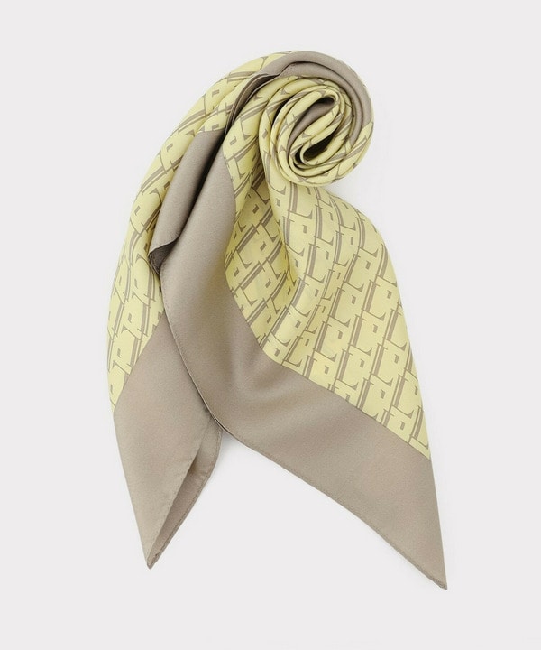 L&rsquo;モノグラム12匁シルクスカーフ 詳細画像 クリーム 1