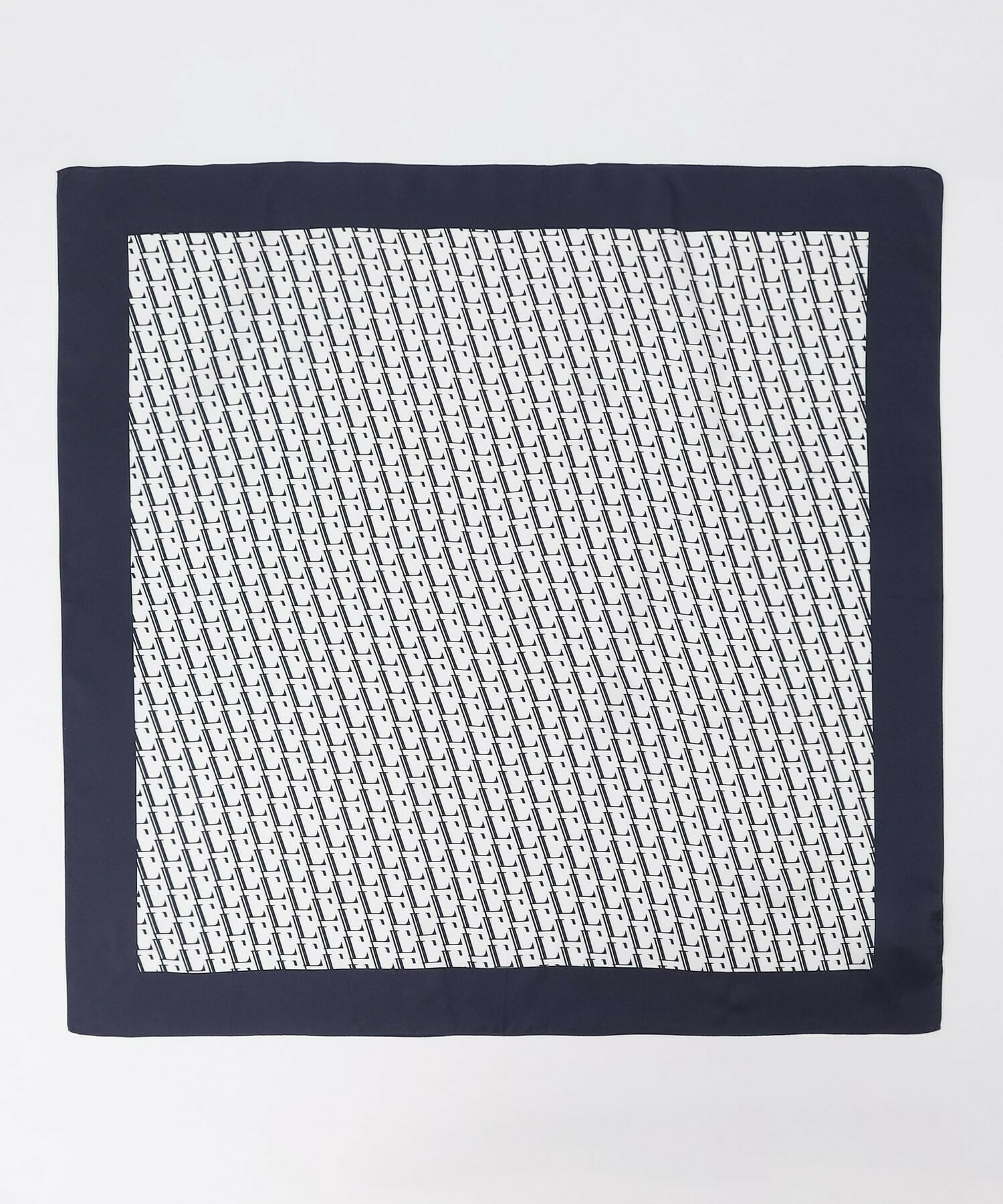 【L'EQUIPE】L&rsquo;モノグラム12匁シルクスカーフ 詳細画像 クリーム 6