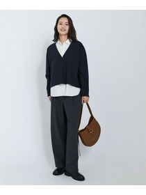 【L'EQUIPE】ダブルクロスブラウス 詳細画像 ネイビー 13