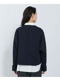 【L'EQUIPE】ダブルクロスブラウス 詳細画像 ネイビー 17