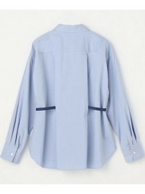 【L'EQUIPE】コットンサテンビンテージシャツ 詳細画像 サックスブルー 32