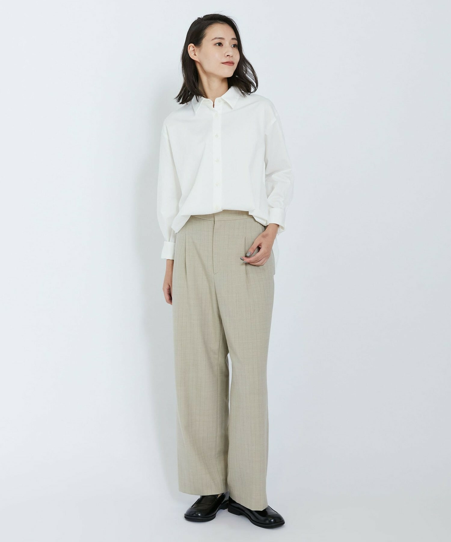 【L'EQUIPE】コットンサテンビンテージシャツ 詳細画像 サックスブルー 10