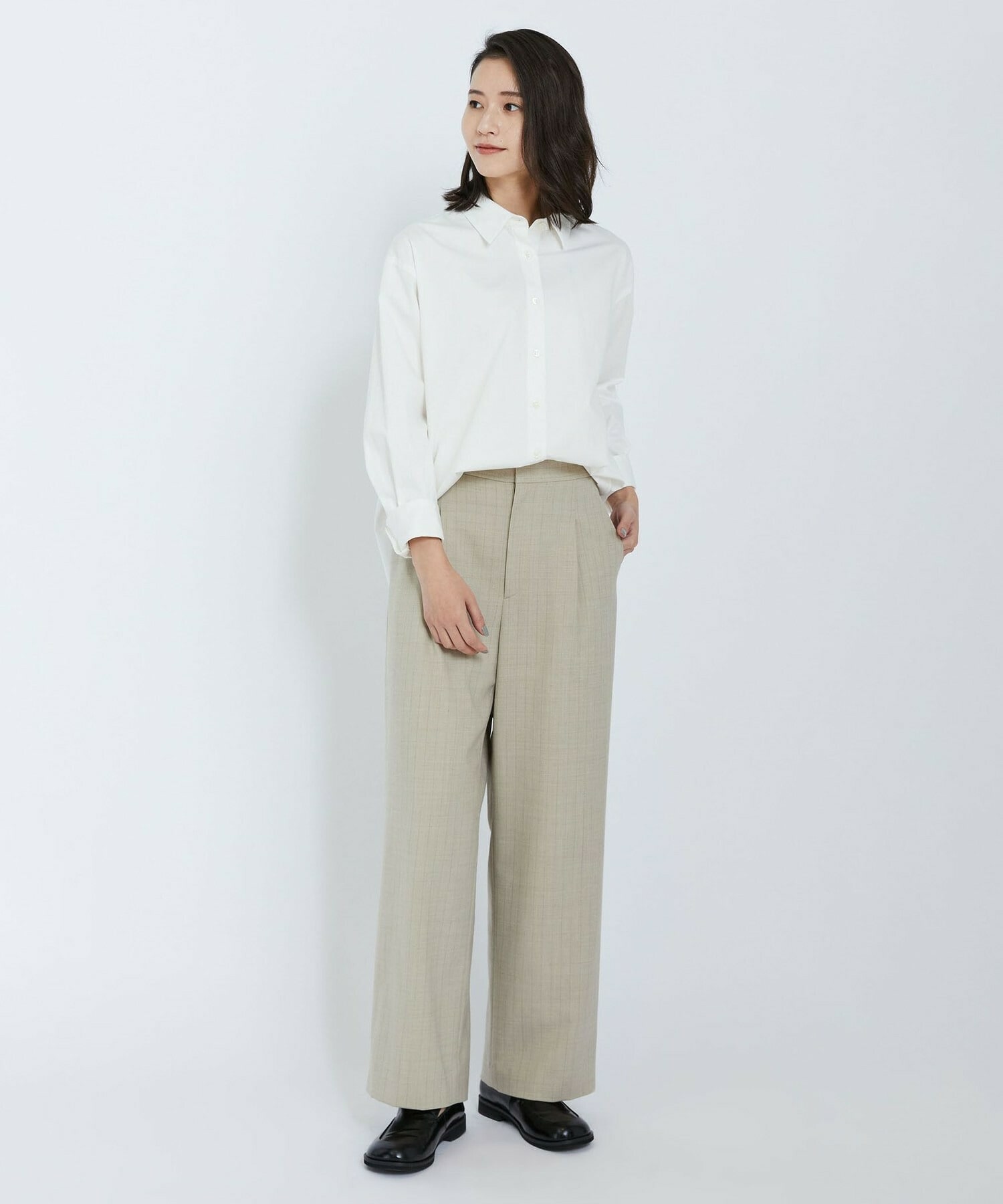 【L'EQUIPE】コットンサテンビンテージシャツ 詳細画像 サックスブルー 13