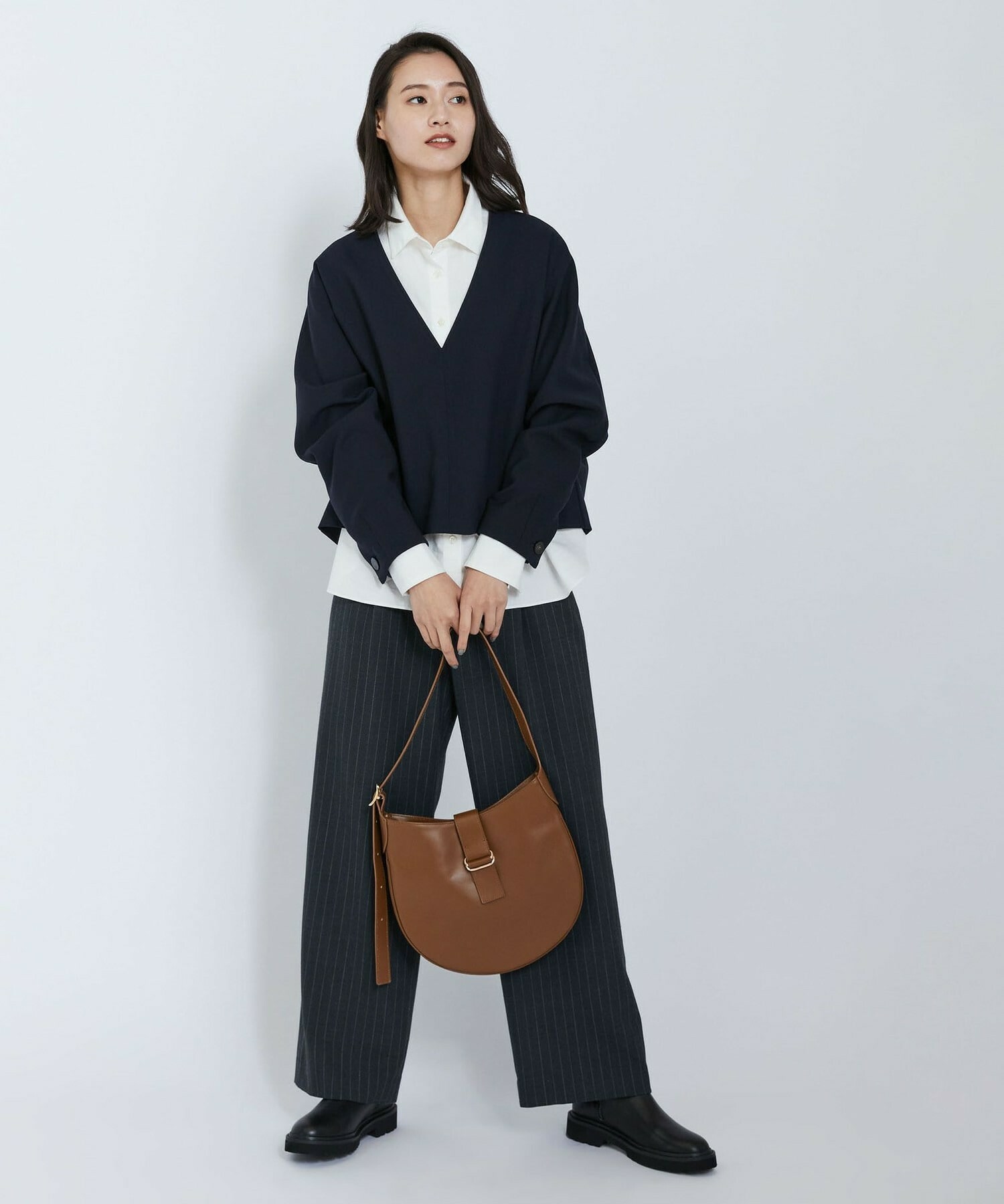 【L'EQUIPE】コットンサテンビンテージシャツ 詳細画像 サックスブルー 16