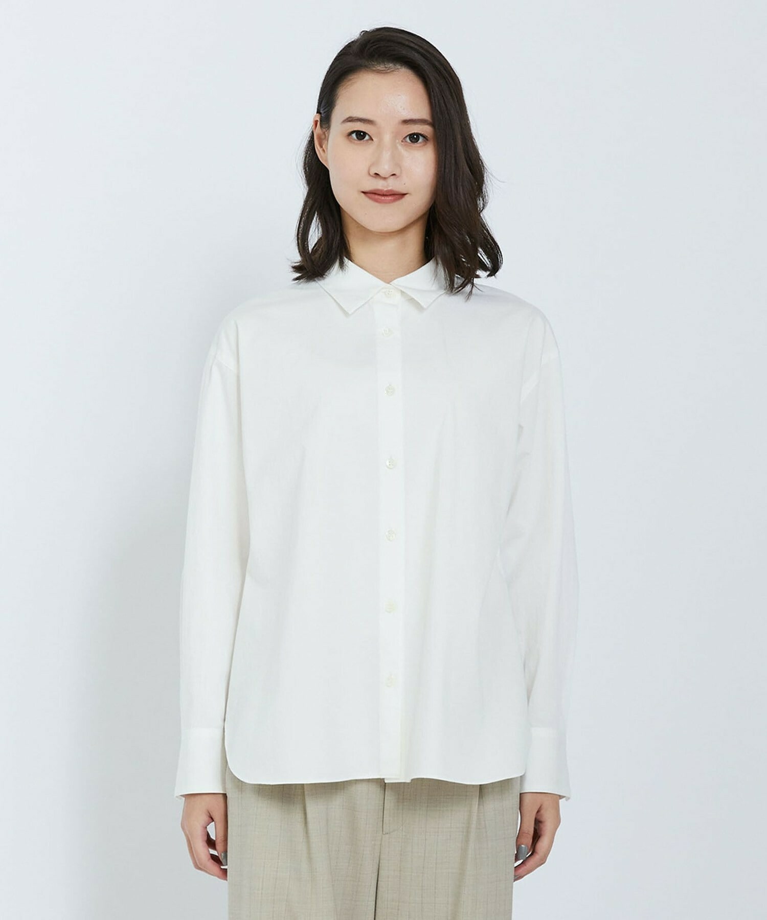 【L'EQUIPE】コットンサテンビンテージシャツ 詳細画像 サックスブルー 18