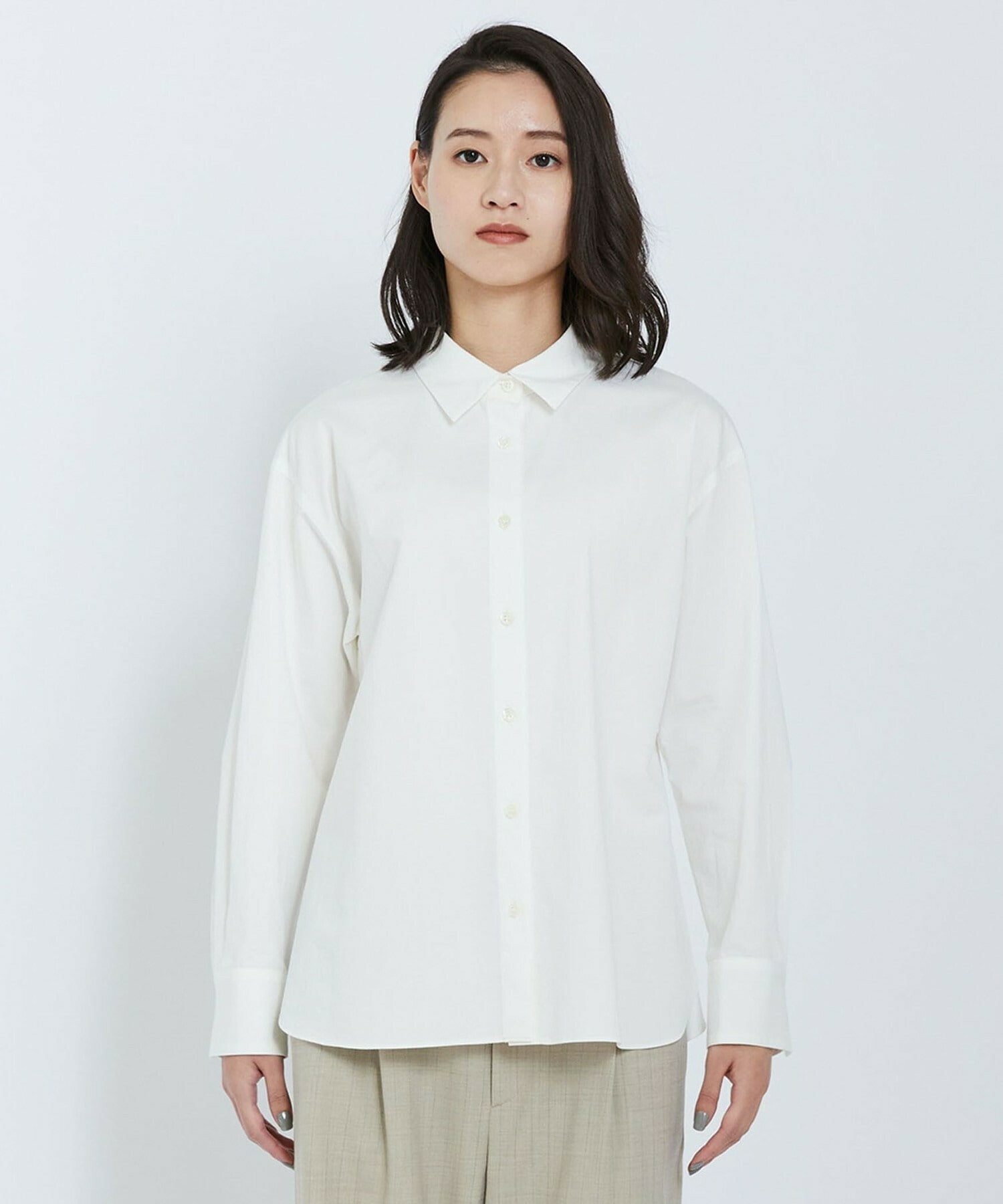 【L'EQUIPE】コットンサテンビンテージシャツ 詳細画像 サックスブルー 21