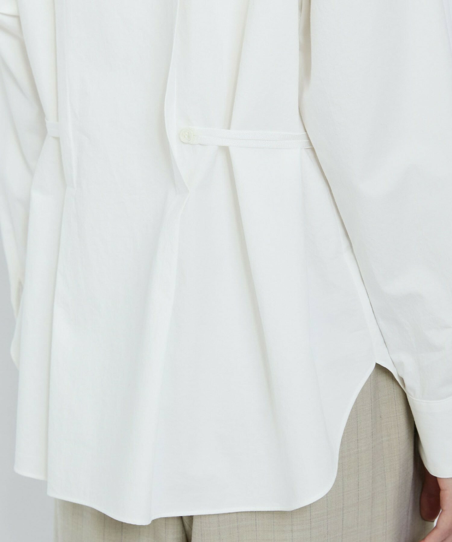 【L'EQUIPE】コットンサテンビンテージシャツ 詳細画像 サックスブルー 24