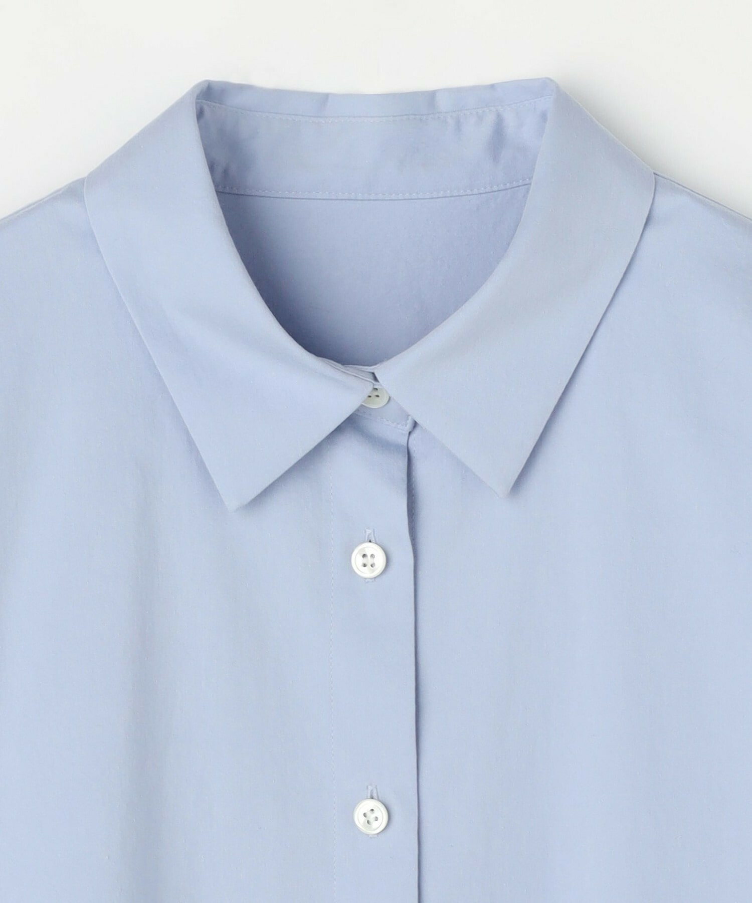 【L'EQUIPE】コットンサテンビンテージシャツ 詳細画像 サックスブルー 33