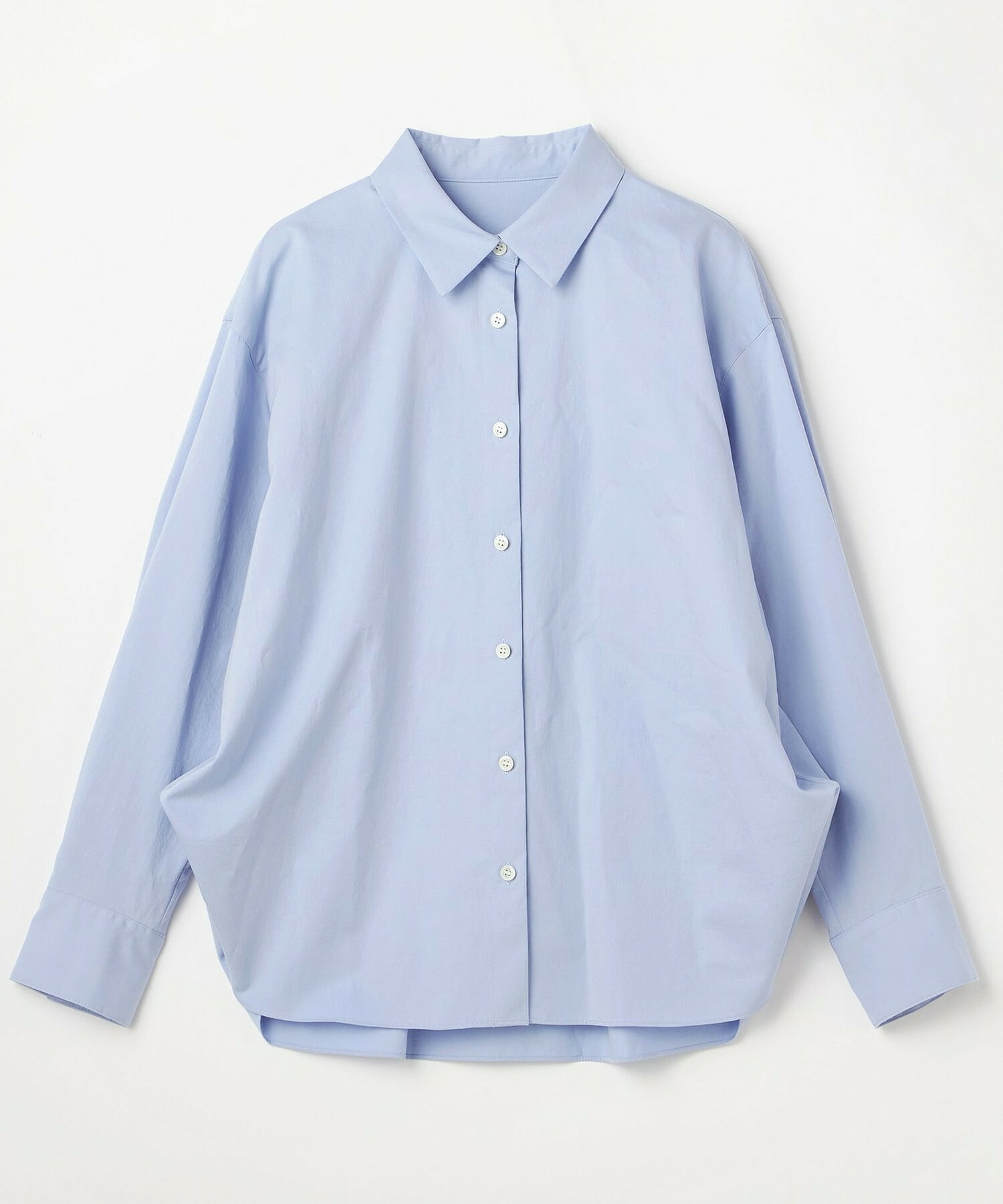 【L'EQUIPE】コットンサテンビンテージシャツ 詳細画像 サックスブルー 39