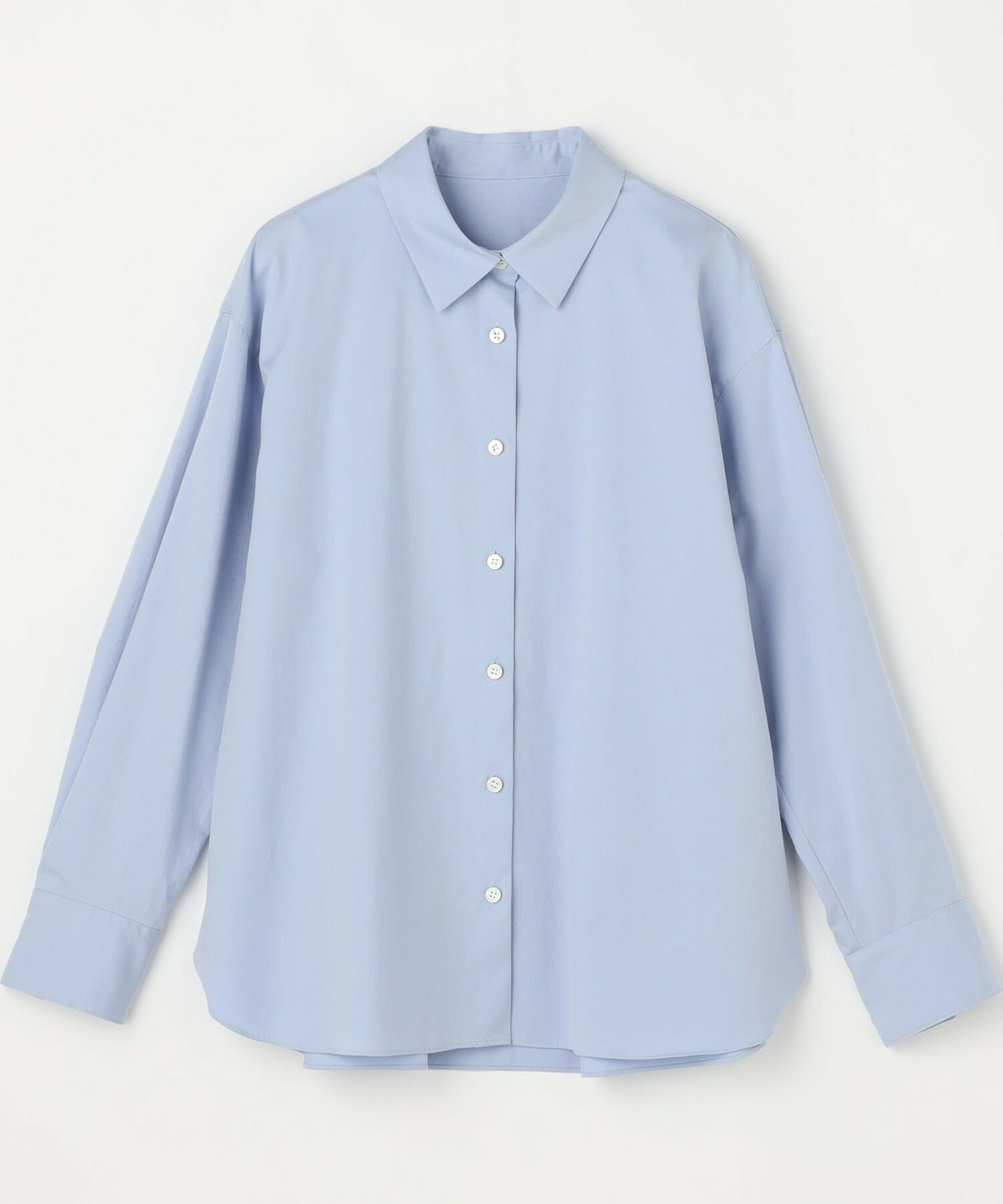 【L'EQUIPE】コットンサテンビンテージシャツ 詳細画像 サックスブルー 8