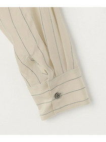 【L'EQUIPE】キュプラコットンストライプシャツ 詳細画像 ベージュ系その他 24